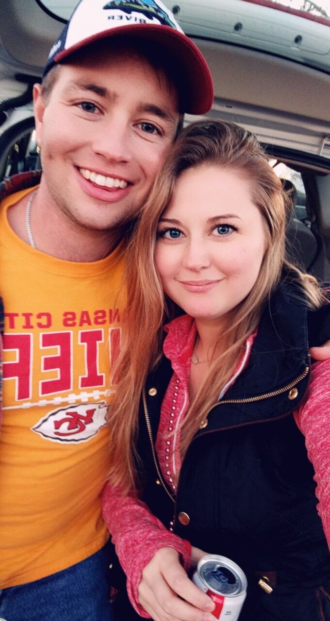 Tayler took me to a CHIEFS game for my birthday. They won!