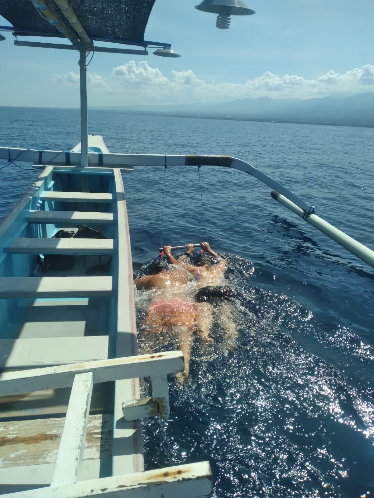 Dolphin watching on a private catamaran was one of the coolest experiences, despite Ariel jumping back in the boat after barely getting in the water and refusing to get back in, she eventually did and really enjoyed the experience