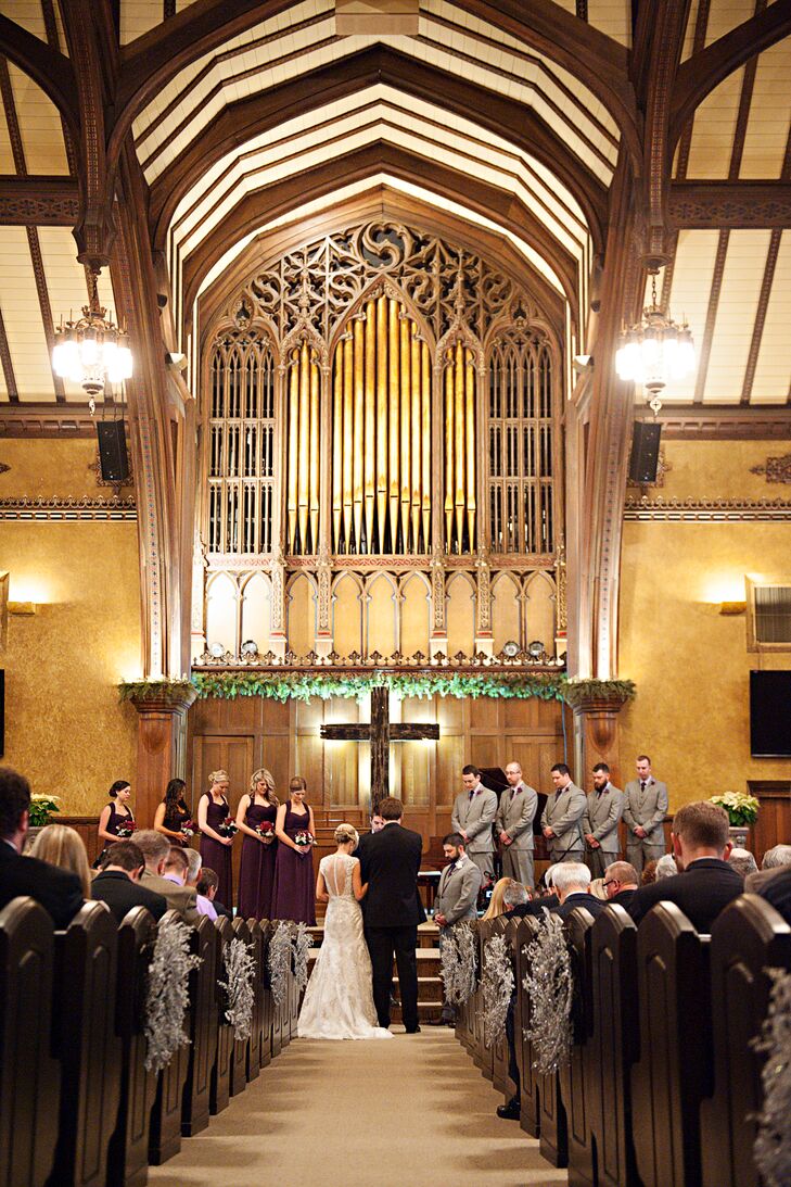 A Purple and Ivory Wedding at 28 Event Space in Kansas City, Missouri