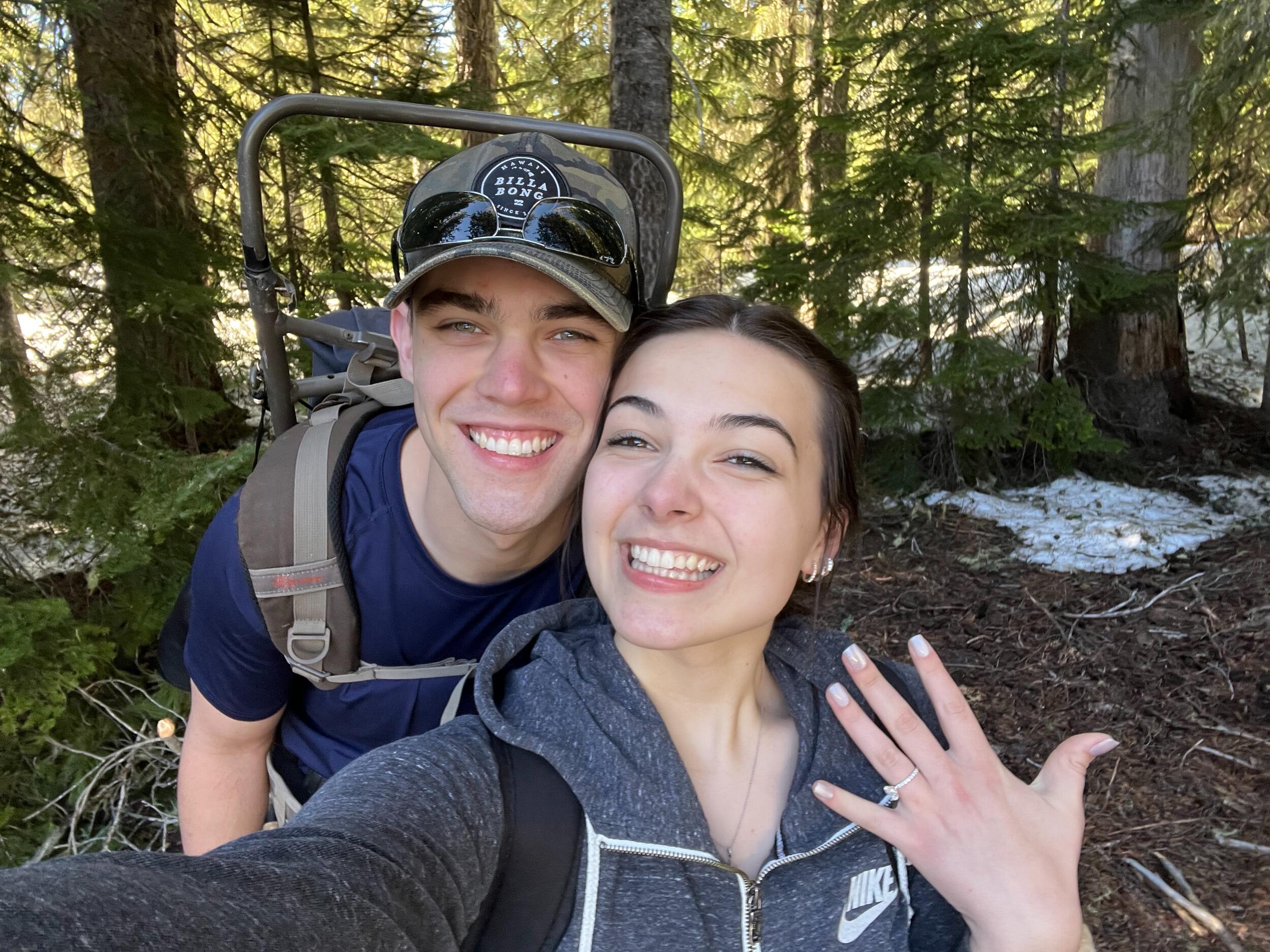 The best surprise on a hike to a lake (which never was made to)!