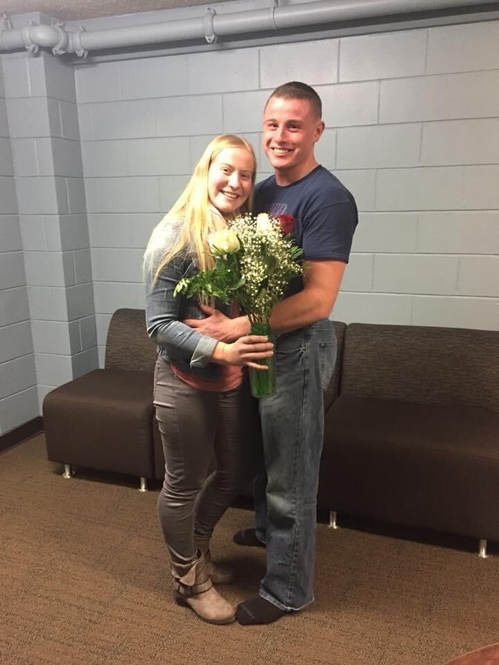 First picture together as girlfriend and boyfriend!