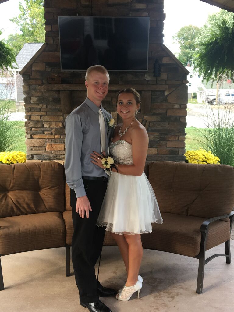 Eric's senior fall homecoming.