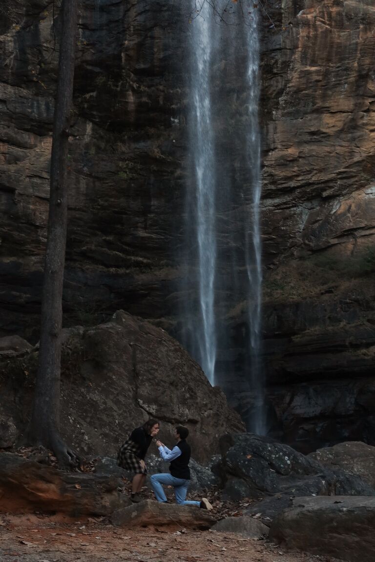 Jaden and Priscilla finally got engaged at Toccoa Falls after a wonderful day in North Georgia. Afterwards, they had a small celebration with friends and family.