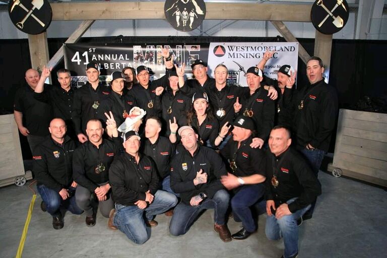 Melyssa competed at the 2024 AMSA Mining Rescue Competition - and won the Spare man event!