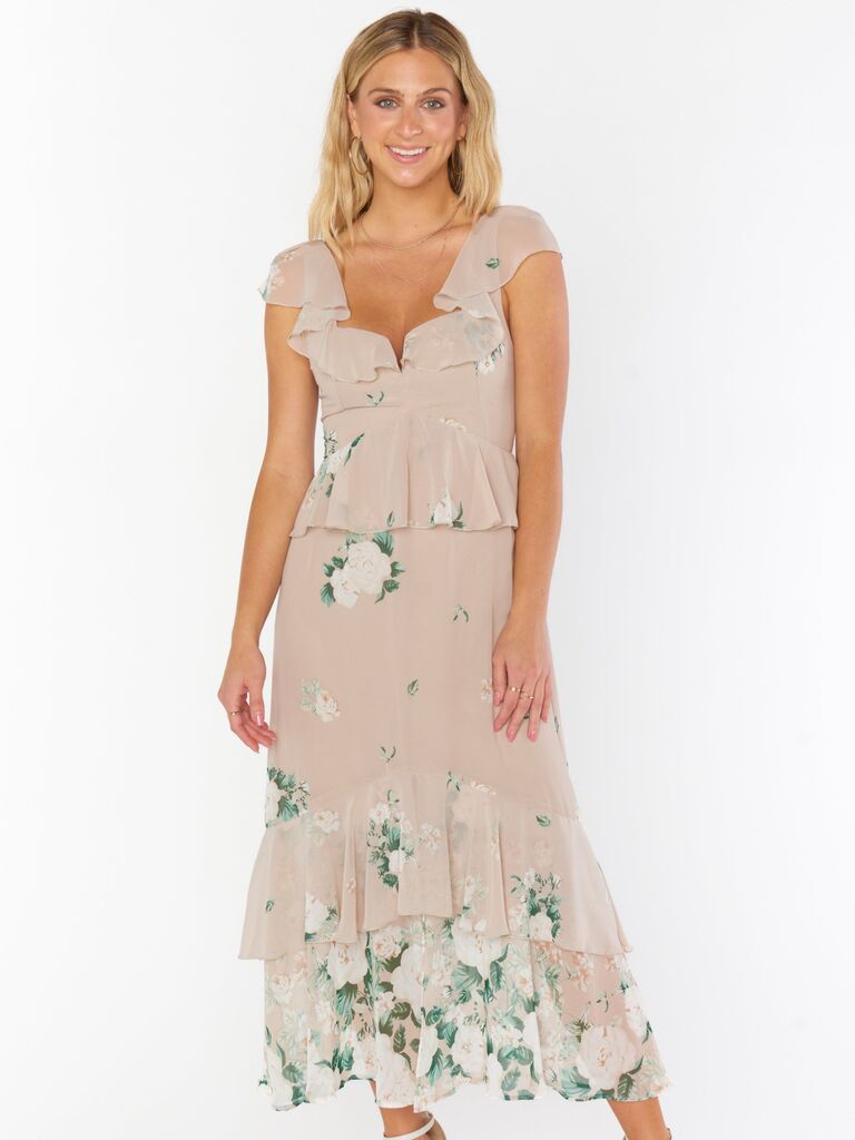 Show Me Your Mumu floral bridesmaid dress
