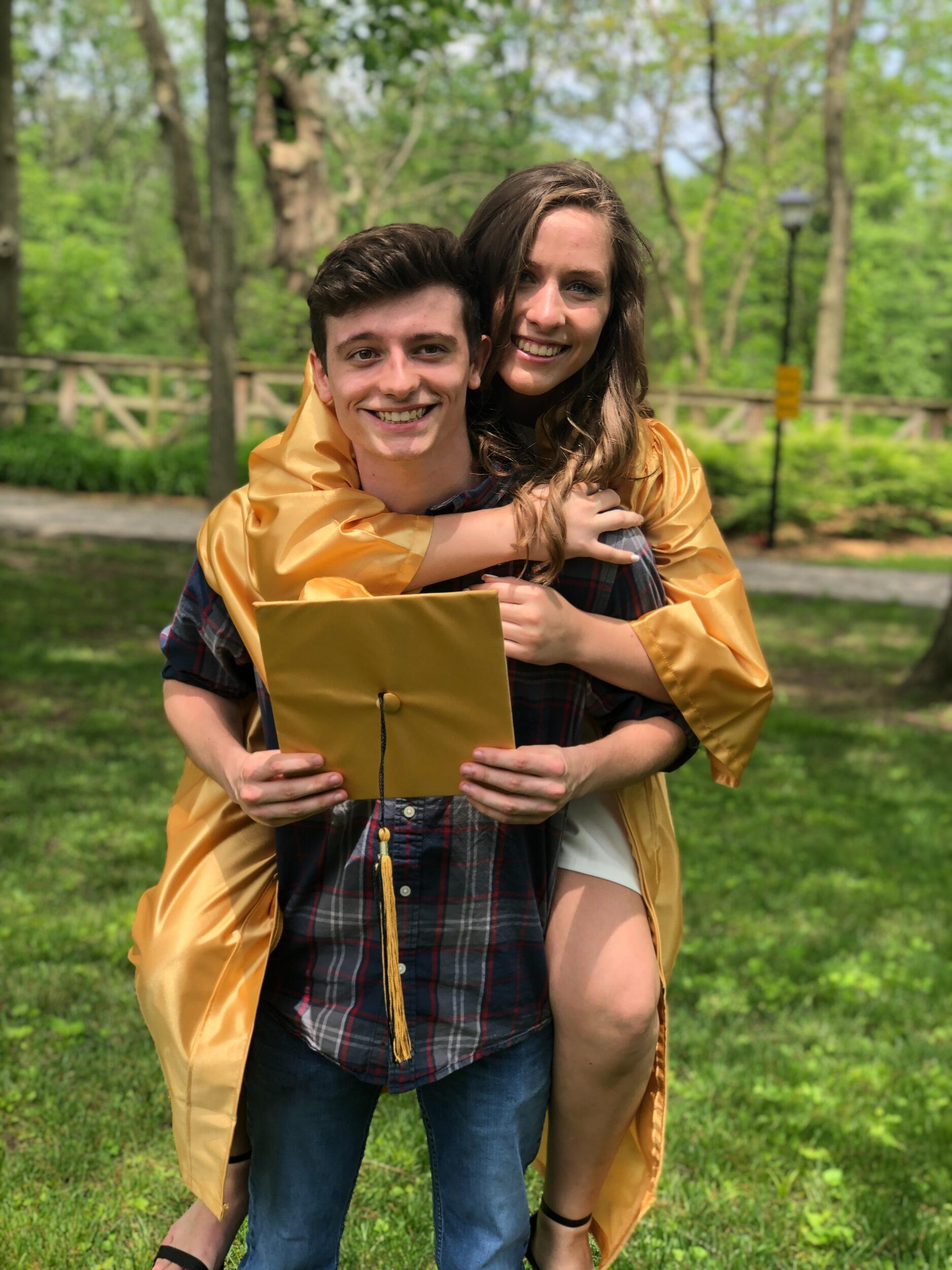 COVID graduation for Jordyn