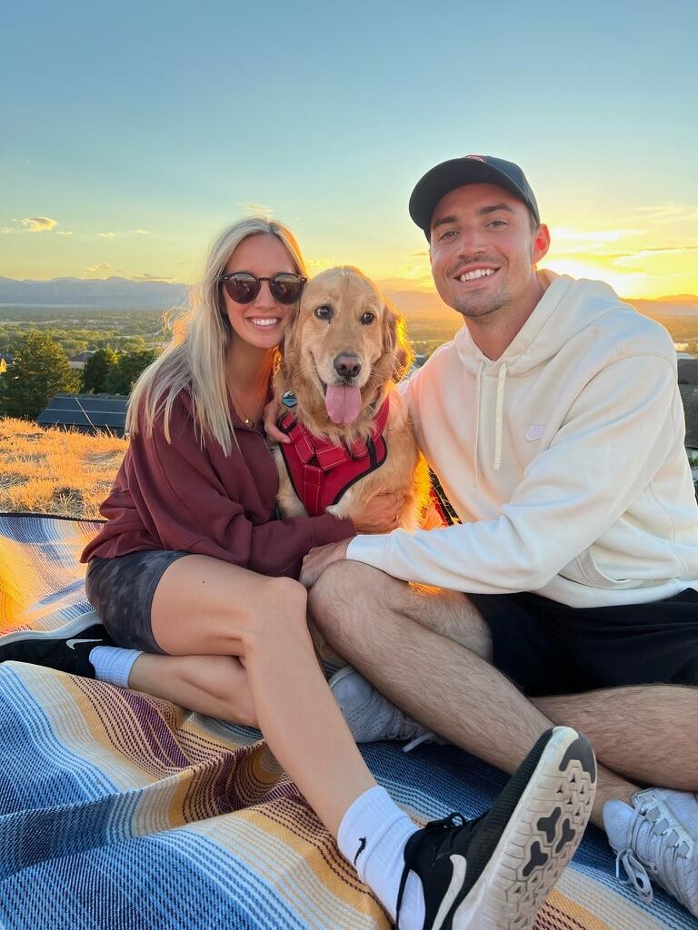 Our favorite sunset spot with Indy