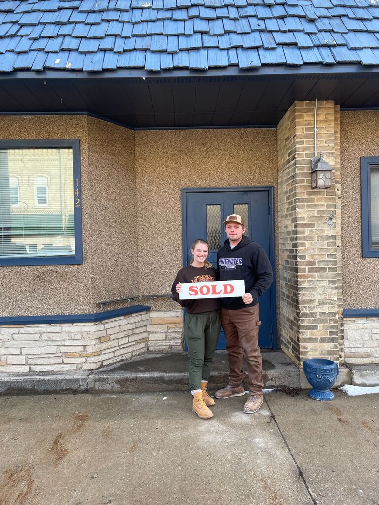 Matt and Anna closed on the coffee shop building on Valentine's Day. This marked the start of 8 months of renovations and business building to create Wake Up Whitetail Coffee. 
