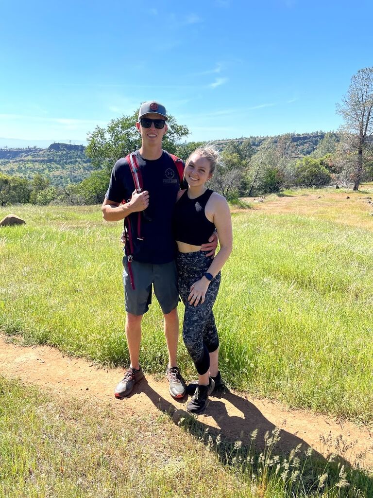 Our first picture together on our first hike :)