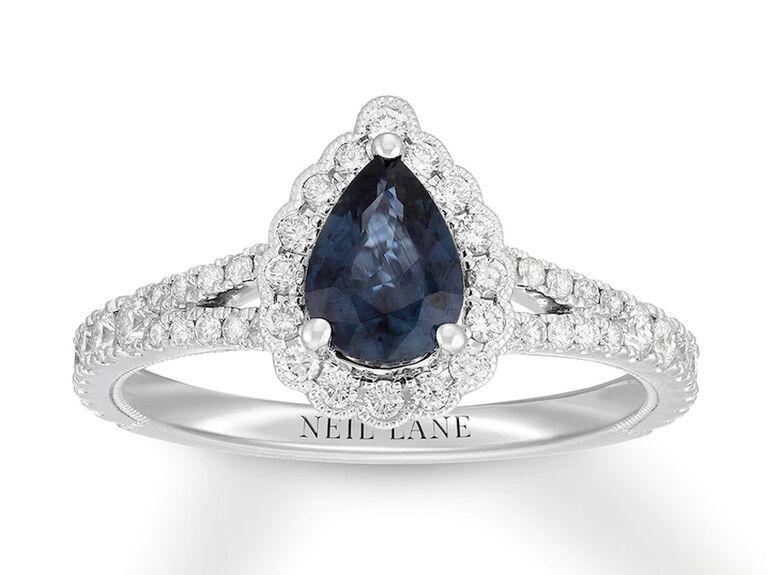 Neil lane teardrop engagement on sale rings