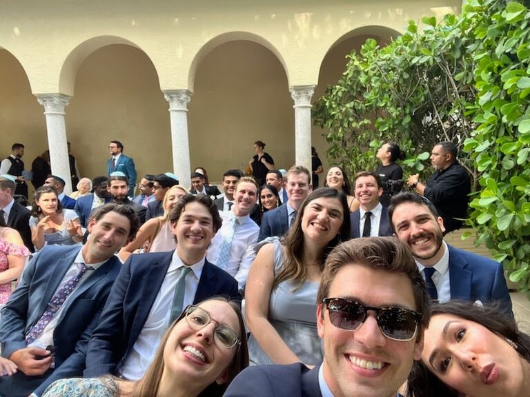 UCF COM reunion at Oriana and Gabe's wedding in Miami!