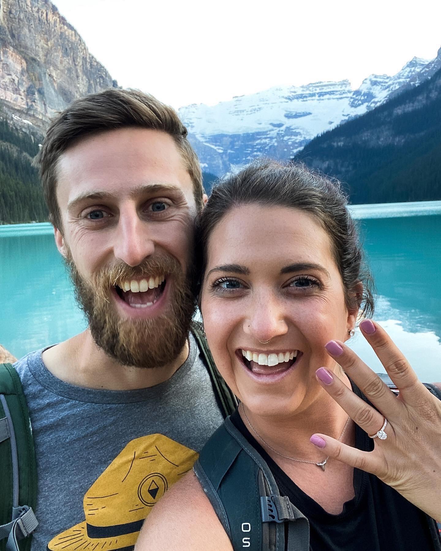 Popped the big question in Banff, Canada!  This is such a special place to us.
