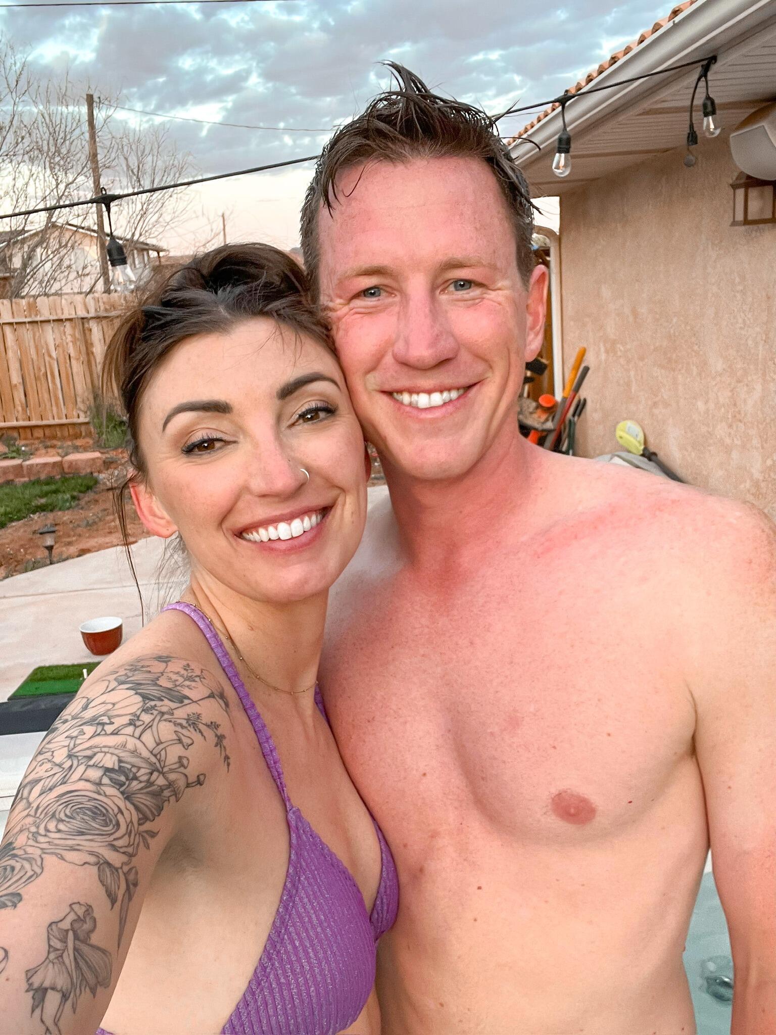 Our first selfie and the night we became boyfriend and girlfriend.