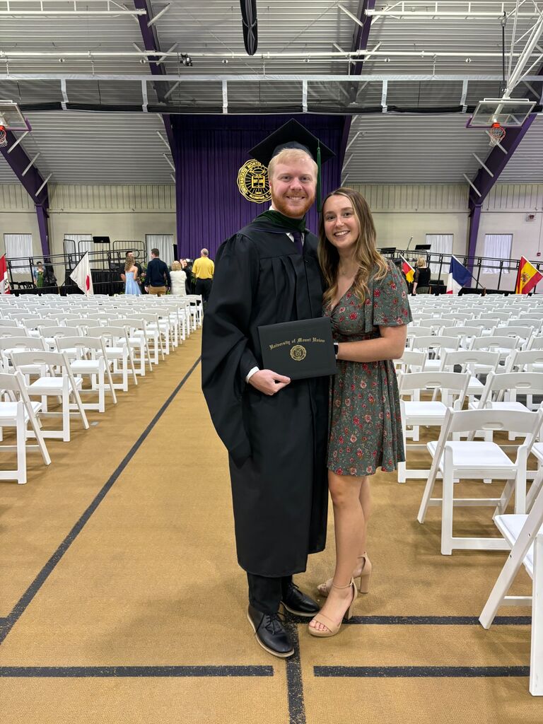 Eric's graduation from Mount Union's PA program.