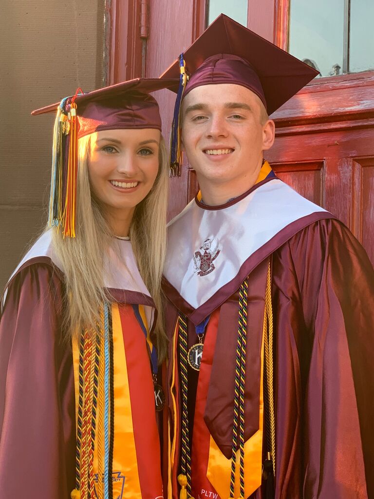 Our high school graduation!