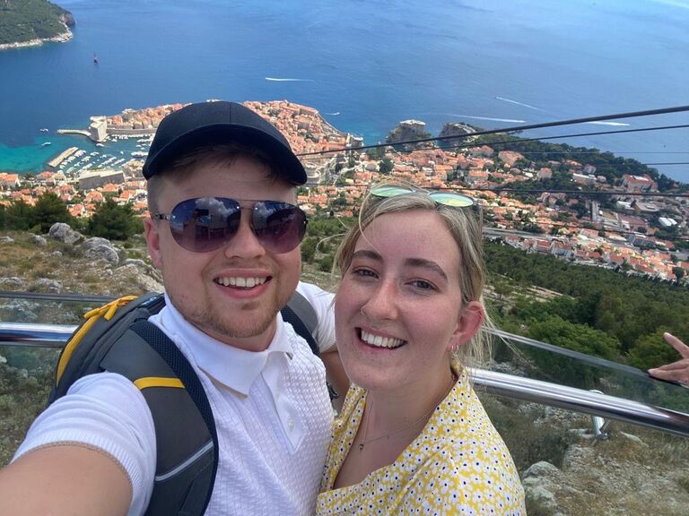First holiday abroad together.
