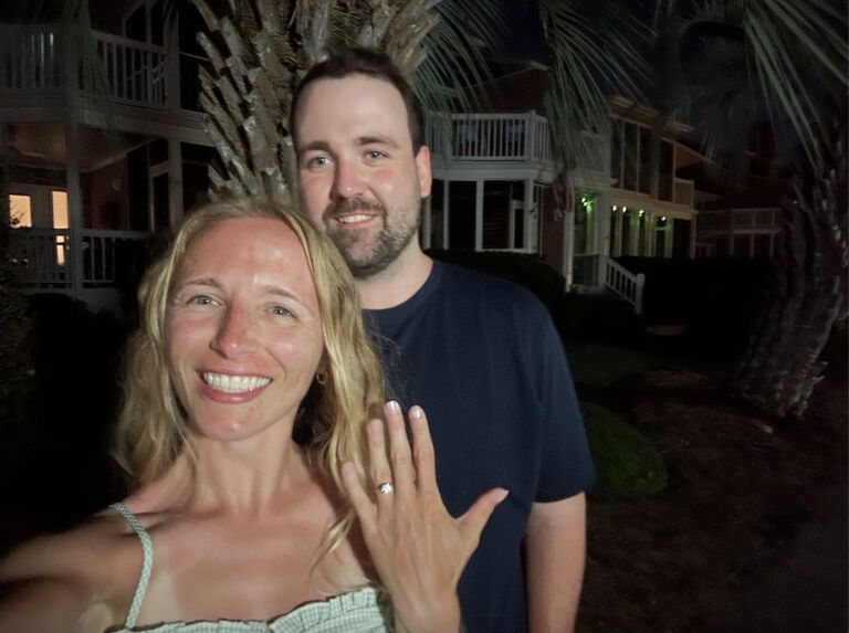 The night they got engaged