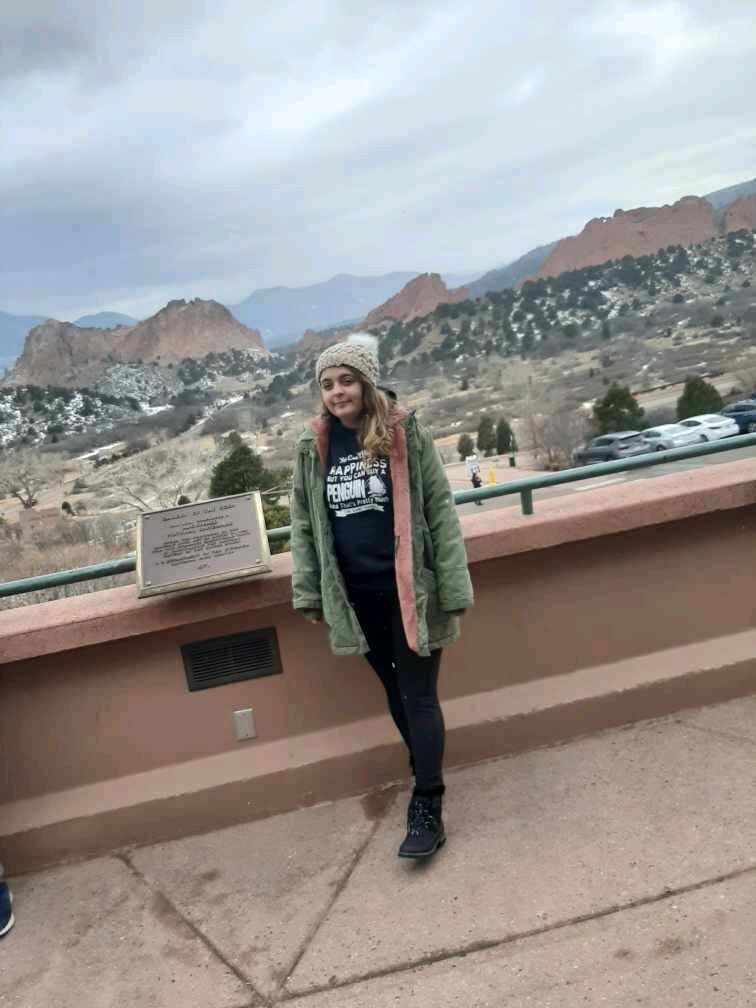 Our first road trip to Colorado. This was taken at the Garden of the God's, one our favorite stops!