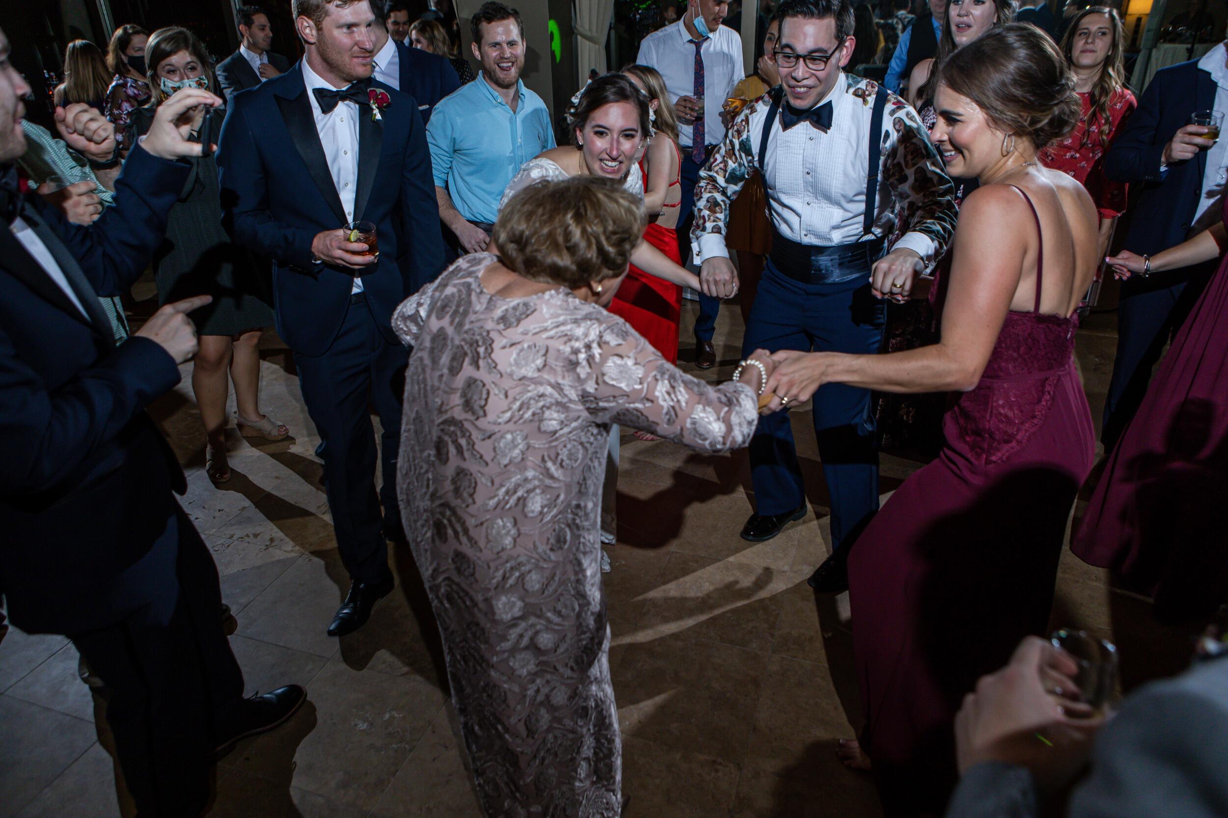 We met at my sister's wedding, where she married Tim's best friend. He was a groomsman, I was the maid of honor...the rest is history.