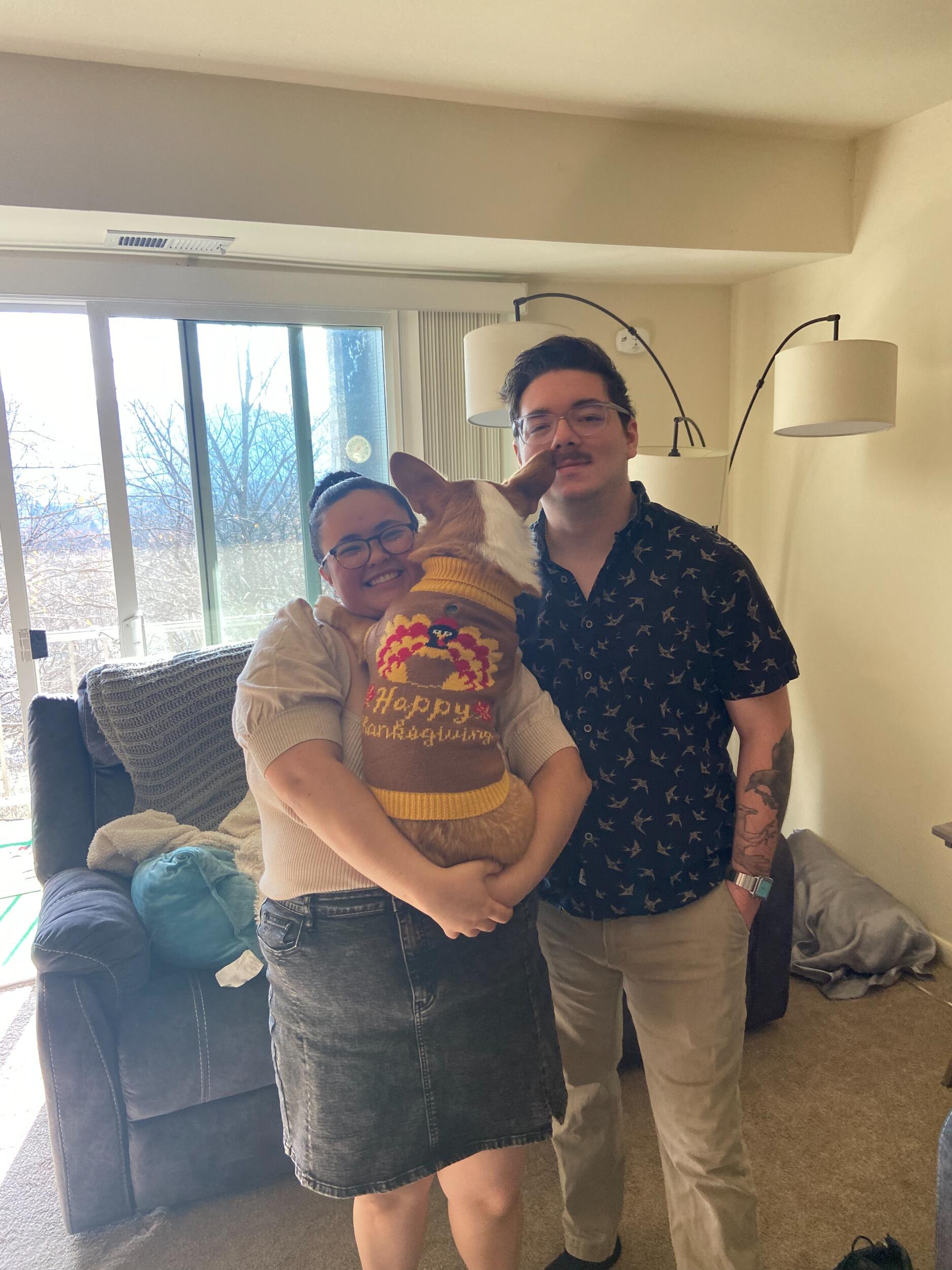 Our first Thanksgiving with Carson!