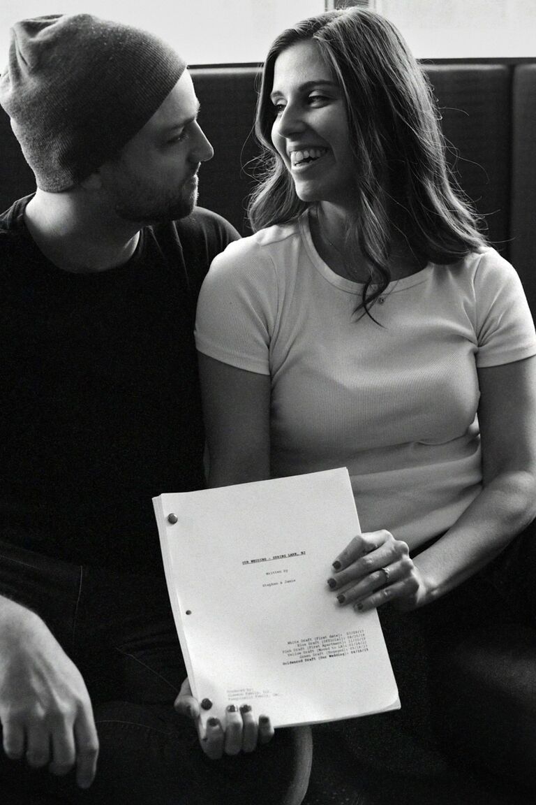  We have had over 7 years to perfect this story. It's been through many revisions, budget cuts and character changes. But what has remained the same is the through line of our love. We are so excited to share these many years of memories, laughs and friendship with all of you. 
We present to you: Our Wedding -  Coming Soon 4/26/25