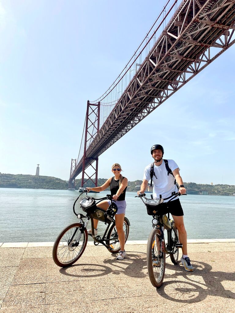 Funny story... Kelly signed us up for a 13 mile bike ride in Portugal the morning of our engagement because we had "no plans" for the whole day.  Little did she know, Barrett had other plans!