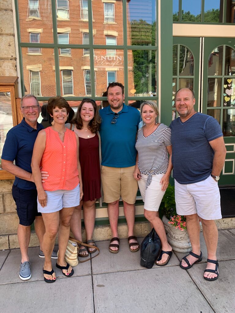 The Hendricksons and Weingartners spend July 4th in Galena, Illinois! 