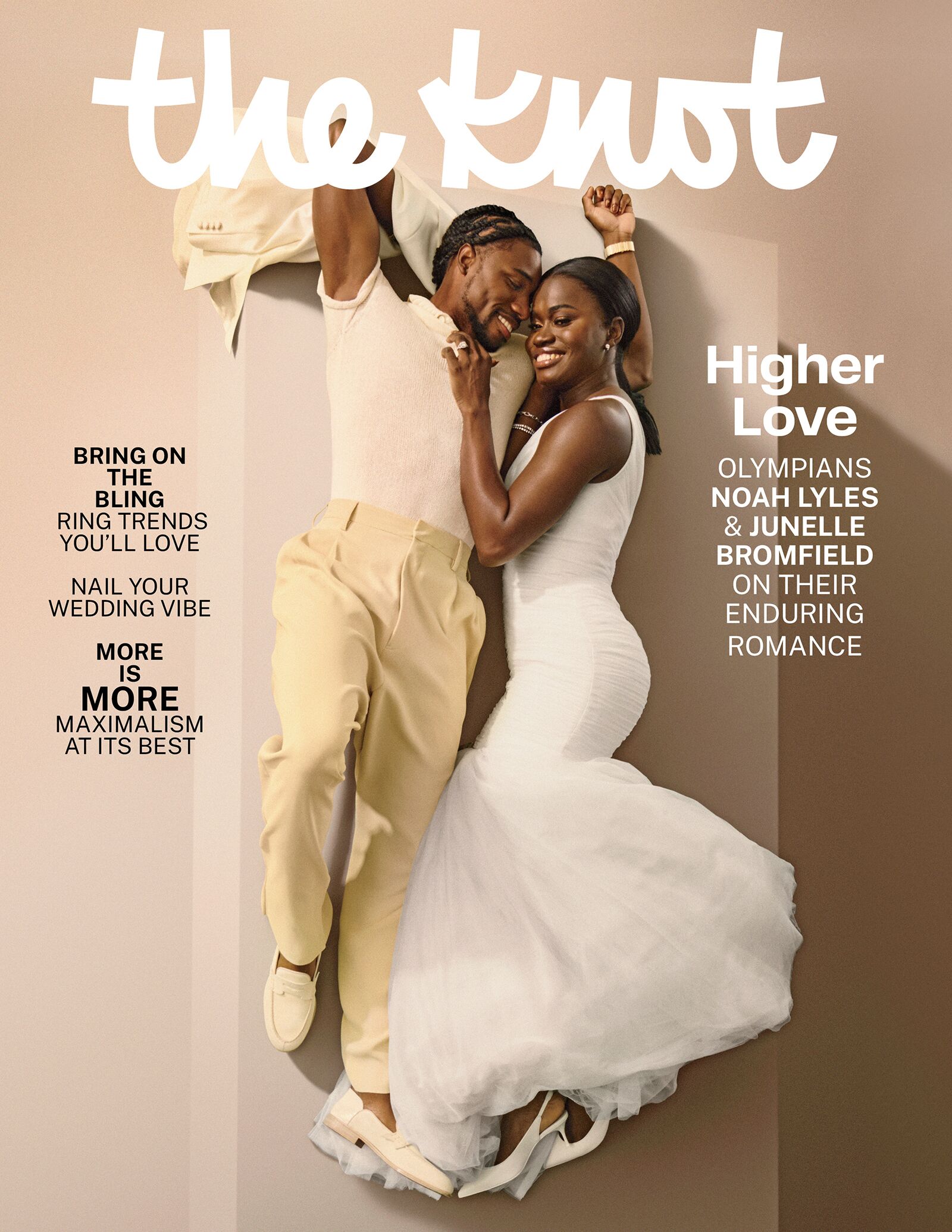 bridal magazine cover, the knot magazine summer 2025 issue, best wedding magazine