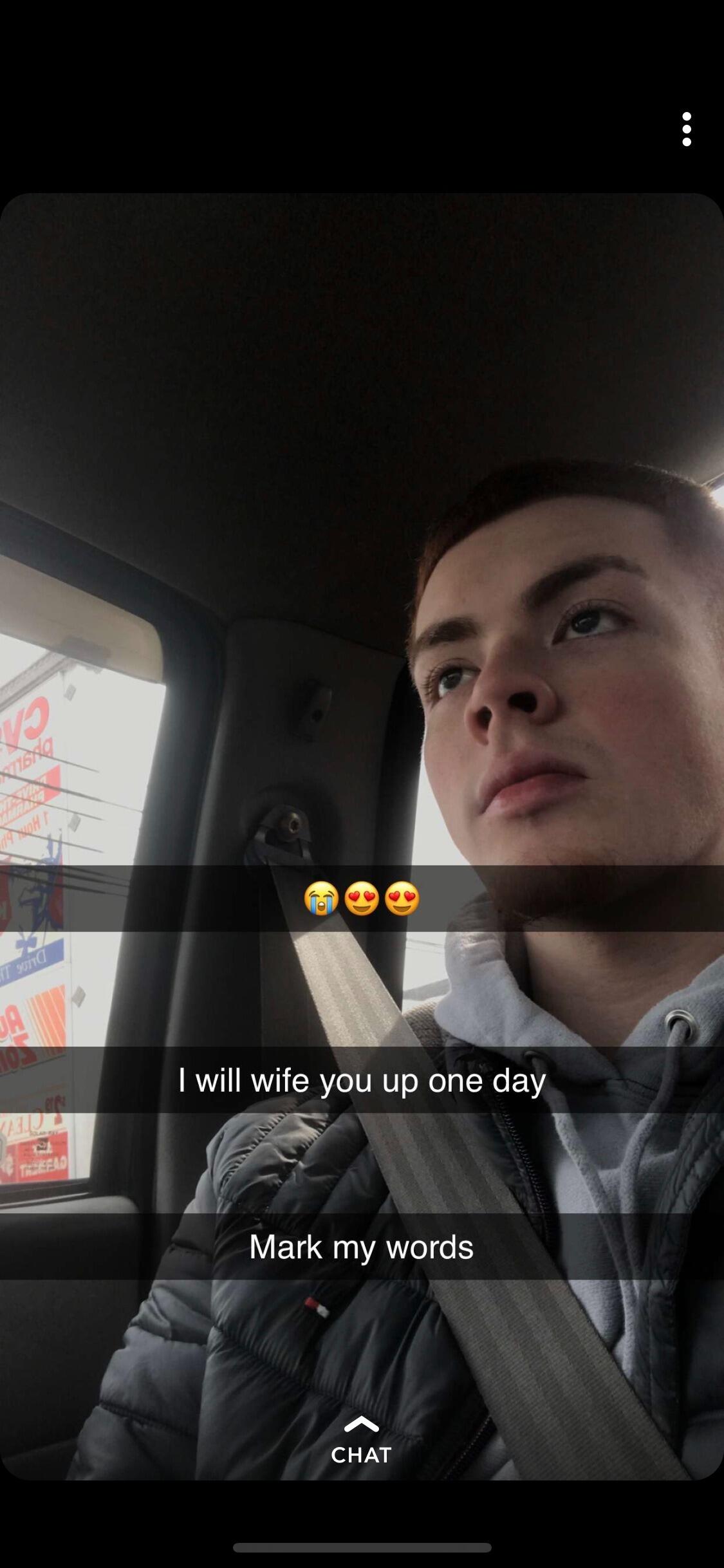 Somehow he knew.