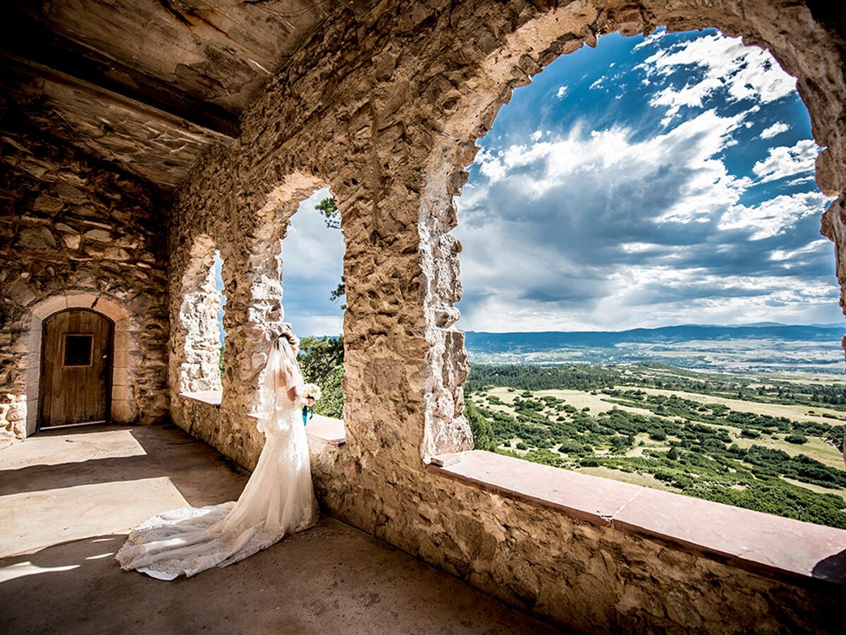 Cherokee Ranch and Castle in Sedalia, CO wedding venue