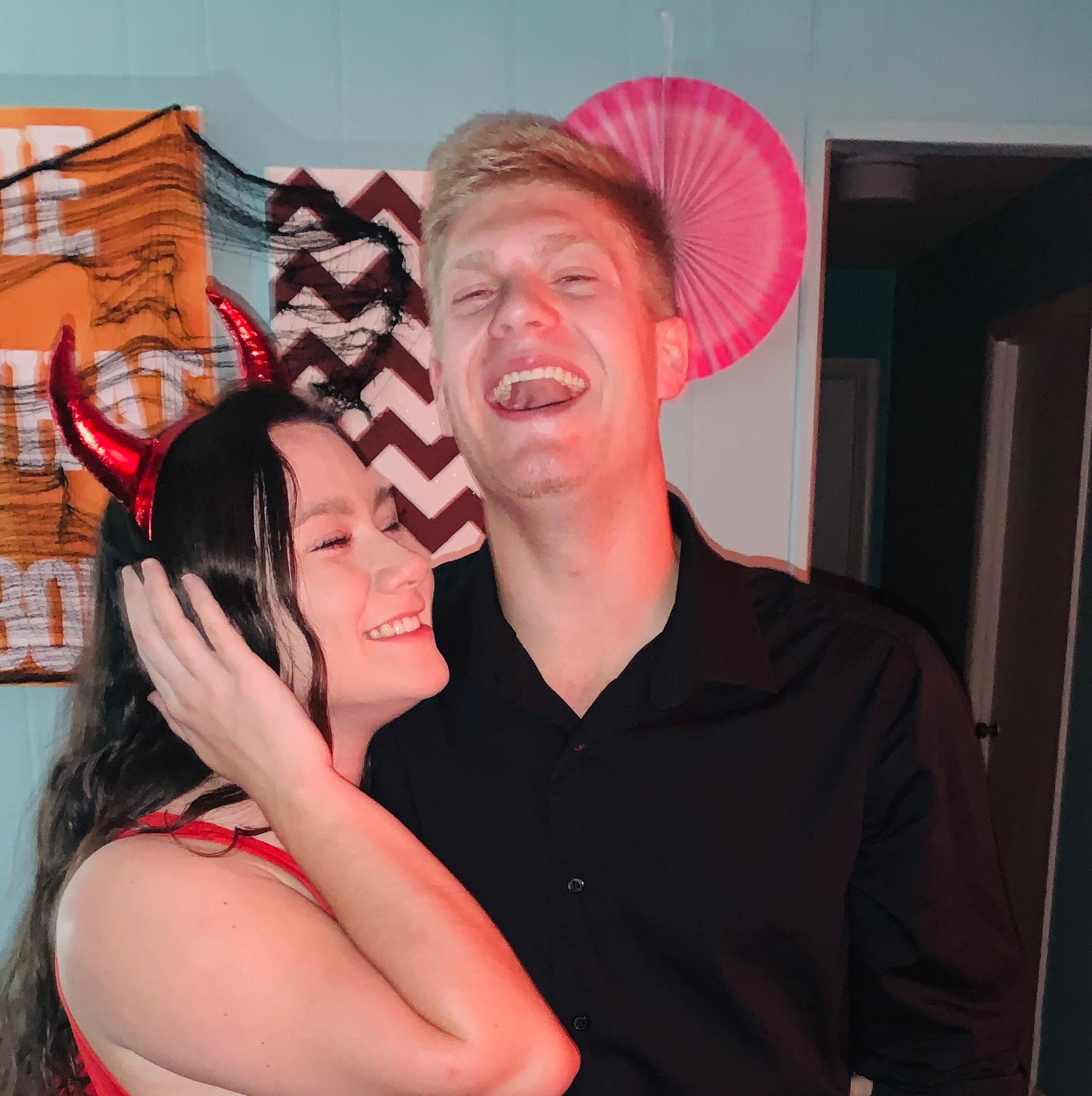 First Halloween together. Not yet dating, but heading towards it. 