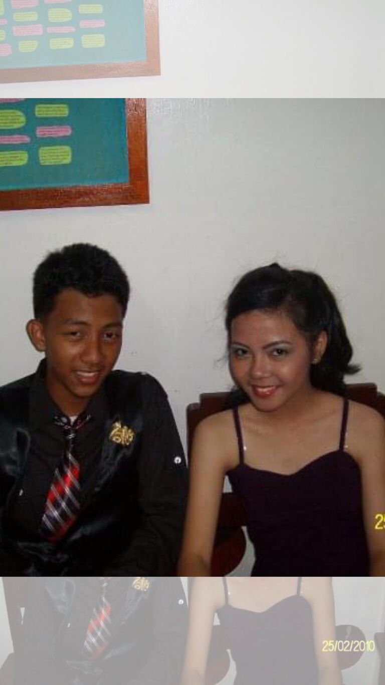 First Photo Together 💗
Taken during our JS Prom — this is where our story began.