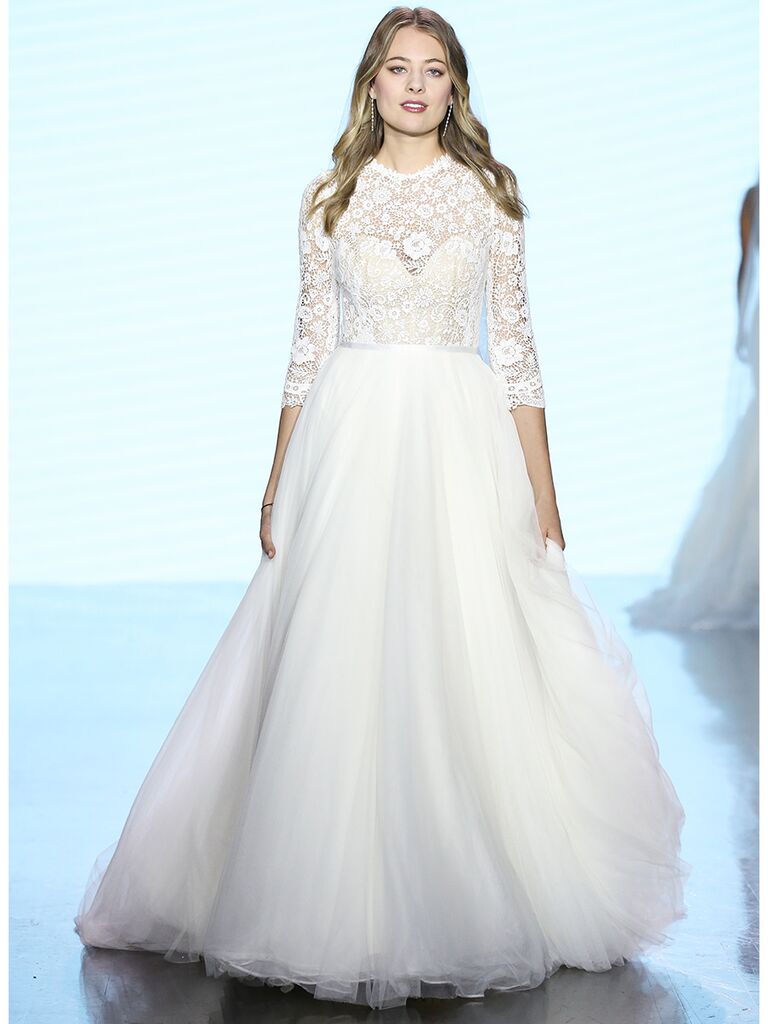 watters lace wedding dress