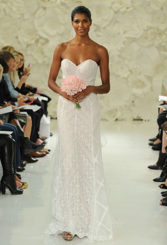 Watters Wedding Dresses Use Intricate Embroidery and Illusion Lace for ...