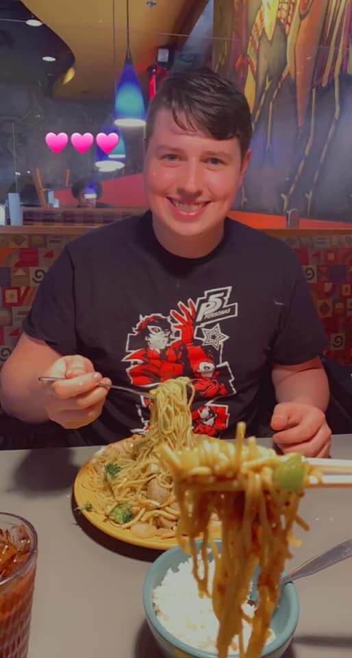 Hu hot lunch on our trip home from Iowa