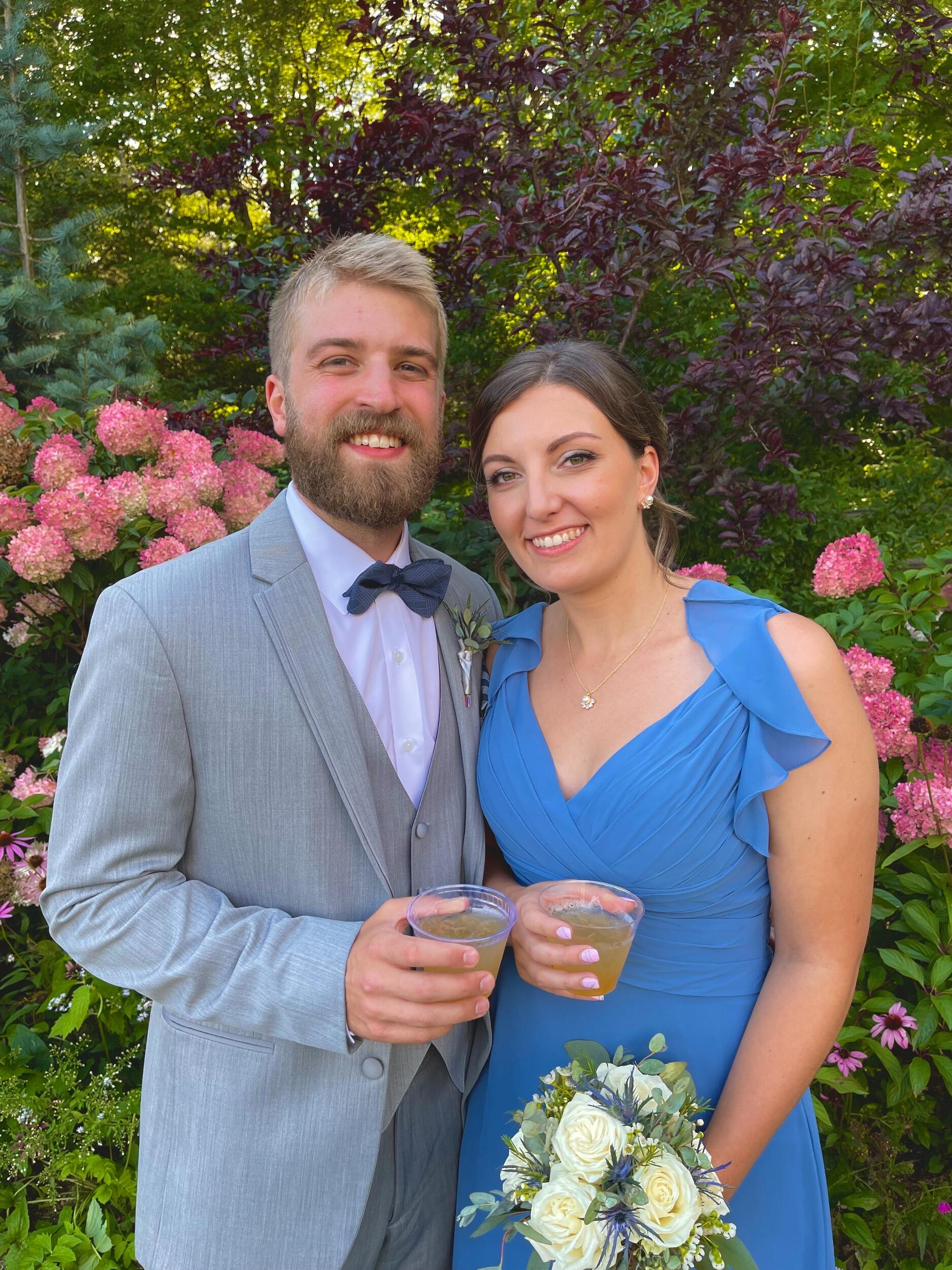 Sam and John both got to be in the wedding party of their bestfriends' big day!