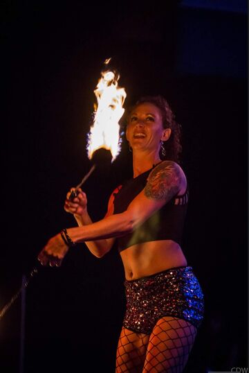 Gaia - Hula Hoop and Poi Fire & LED Dancer - Fire Dancer - Wichita, KS - Hero Main