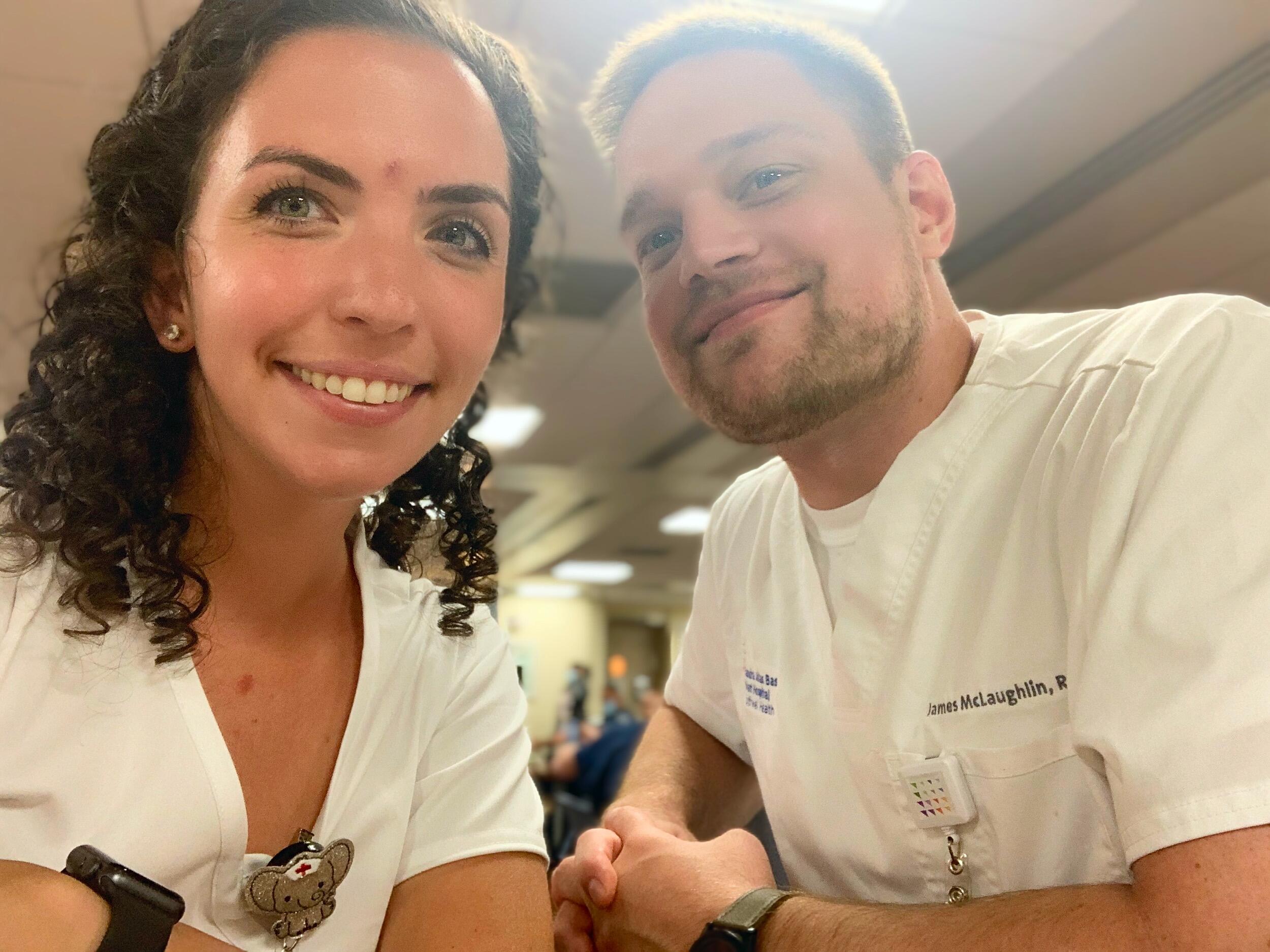 We supported each other throughout nursing school and our respective graduations. We were by each others side as we became RN's.