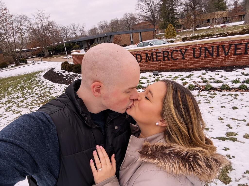Engaged at Gwynedd Mercy.