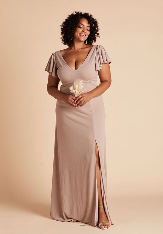 Taupe grey hotsell bridesmaid dresses