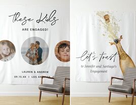 Engagement party backdrop ideas