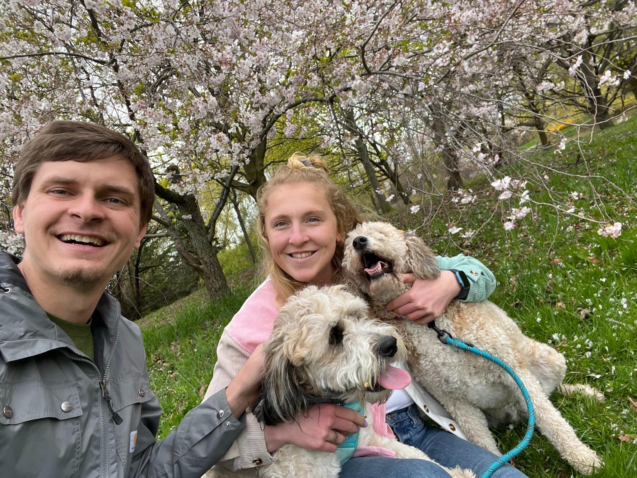 Annual Cherry Blossom Festival with our girls <3