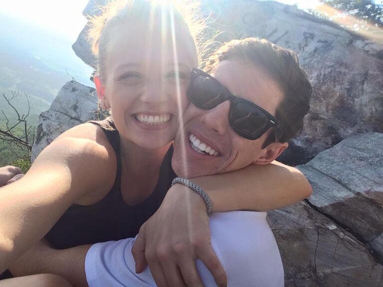 Our first date at Pilot Mountain.