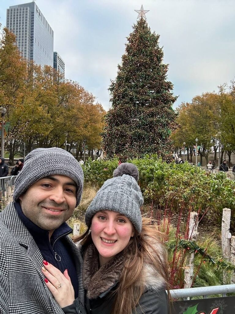 Engagement celebration in Chicago!