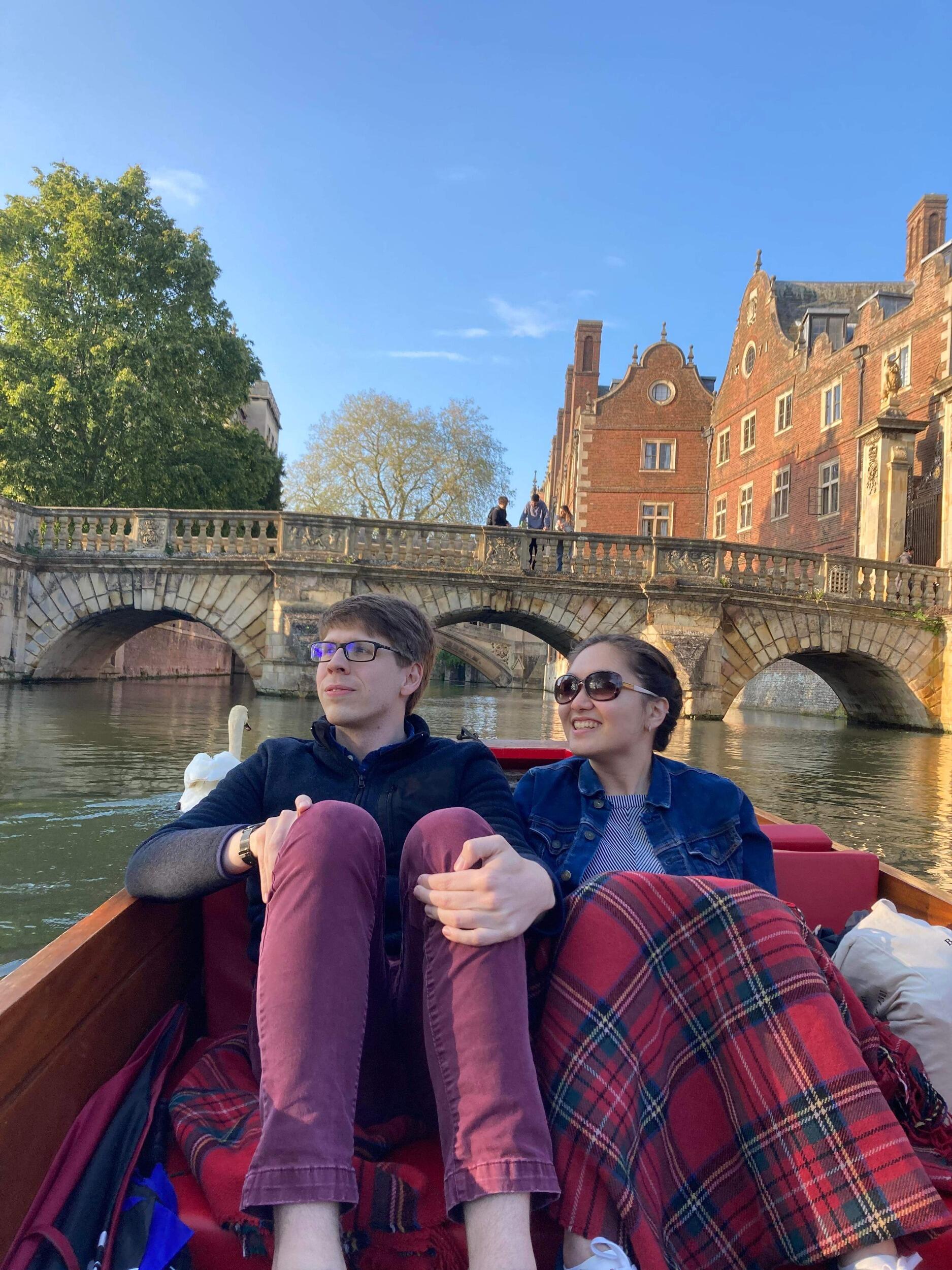 First trip abroad! 
Taken on the Cam River on a punting tour