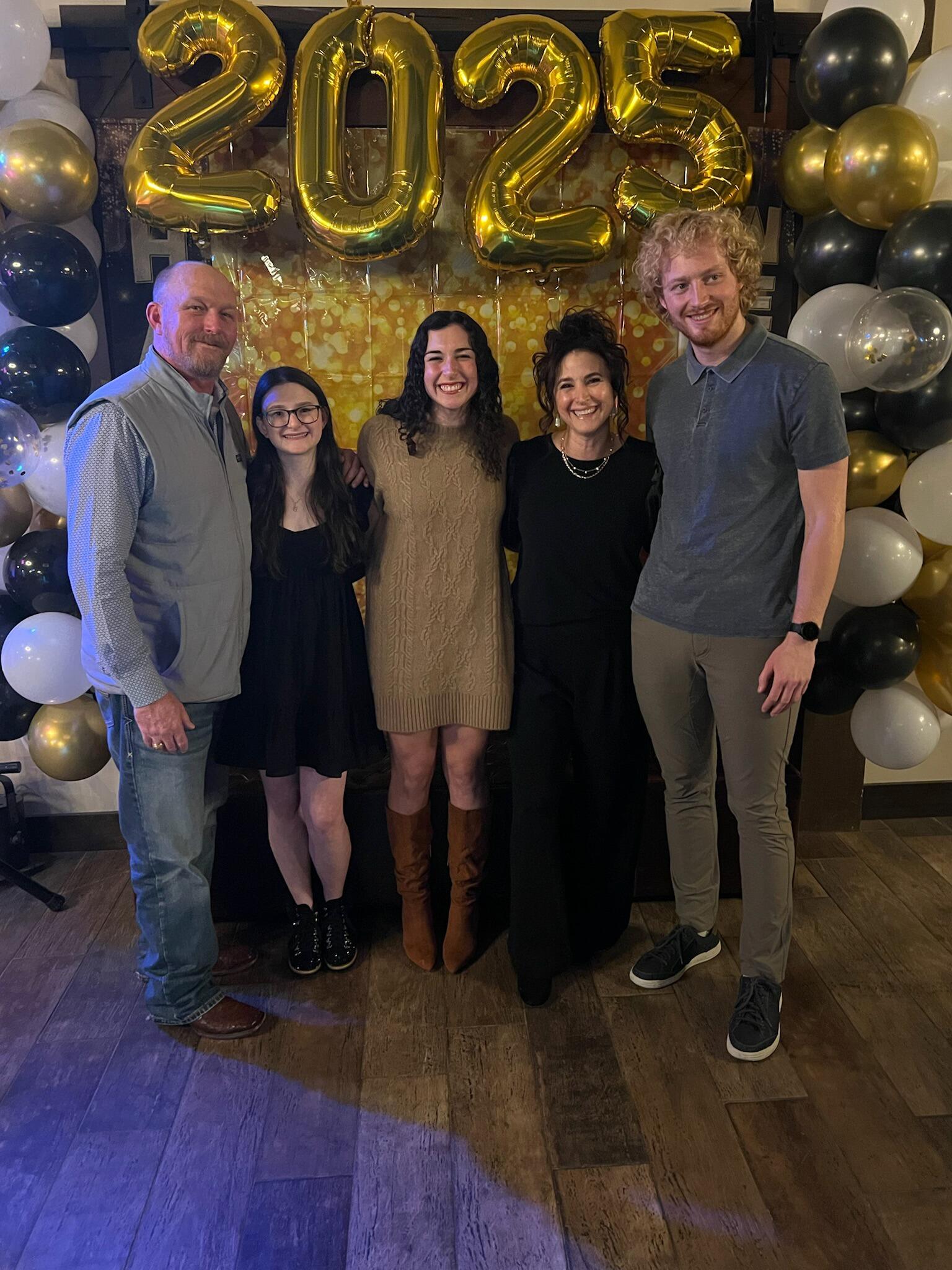 Brae came to potato land with my fam!