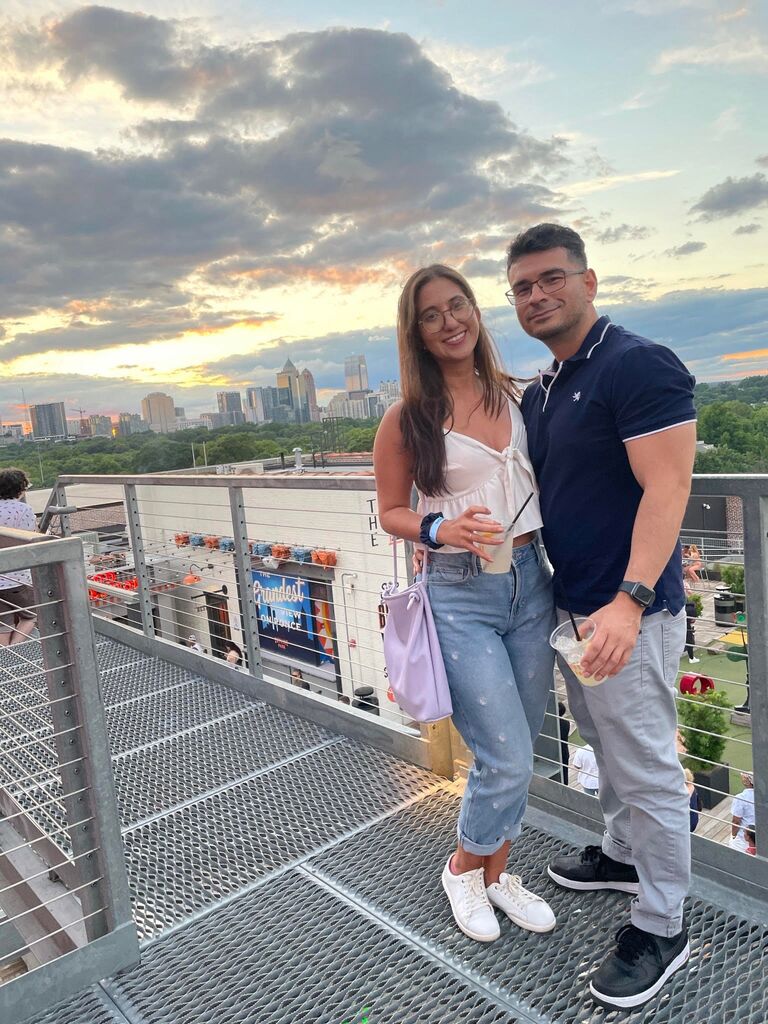 our first trip together, atlanta