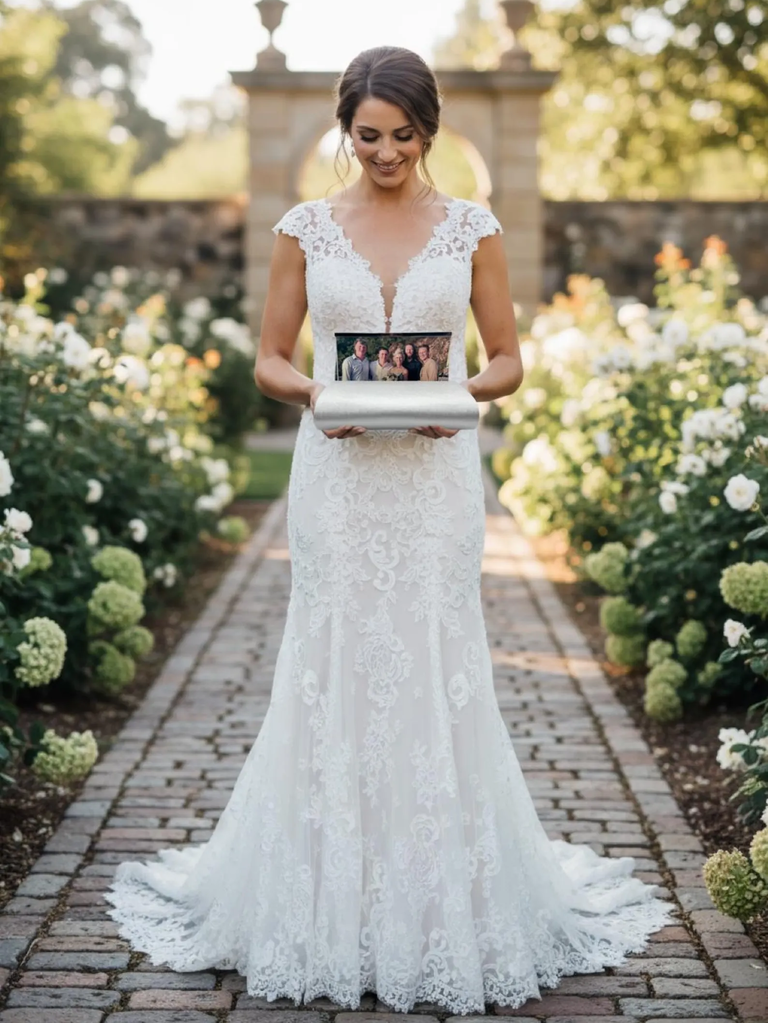 Personalized photo clutch