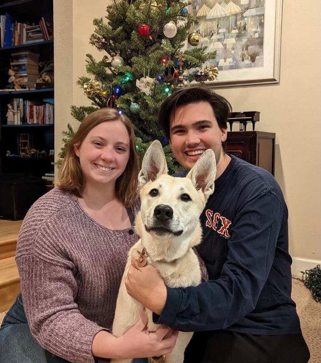 First family photo for Aria's first Christmas