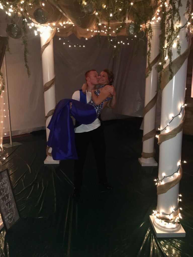 Fun filled night at Junior year prom together